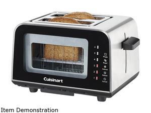 Cuisinart CPT-3000 ViewPro Glass 2 Slice Toaster, Black Cuisinart CPT-3000 ViewPro Glass 2 Slice Toaster, Black