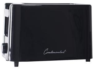 Continental Electric 2-Slice Extra Wide Slot Toaster, Black CE-TT019 Continental Electric 2-Slice Extra Wide Slot Toaster, Black CE-TT019