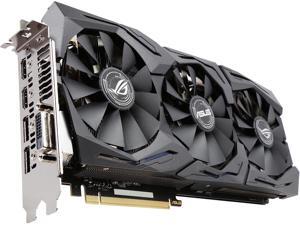 ASUS ROG GeForce GTX 1080 DirectX 12 STRIX-GTX1080-O8G-GAMING 8GB 256-Bit GDDR5X PCI Express 3.0 HDCP Ready SLI Support Video Card ASUS ROG GeForce GTX 1080 DirectX 12 STRIX-GTX1080-O8G-GAMING 8GB 256-Bit GDDR5X PCI Express 3.0 HDCP Ready SLI Support Video Card