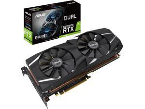 ASUS Dual GeForce RTX 2080 Ti DirectX 12 DUAL-RTX2080TI-11G 11GB 352-Bit GDDR6 PCI Express 3.0 HDCP Ready SLI Support Video Card ASUS Dual GeForce RTX 2080 Ti DirectX 12 DUAL-RTX2080TI-11G 11GB 352-Bit GDDR6 PCI Express 3.0 HDCP Ready SLI Support Video Card