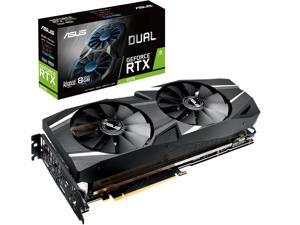 ASUS Dual GeForce RTX 2070 DirectX 12 DUAL-RTX2070-A8G 8GB 256-Bit GDDR6 PCI Express 3.0 HDCP Ready Video Card ASUS Dual GeForce RTX 2070 DirectX 12 DUAL-RTX2070-A8G 8GB 256-Bit GDDR6 PCI Express 3.0 HDCP Ready Video Card