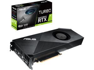 ASUS Turbo GeForce RTX 2070 DirectX 12 TURBO-RTX2070-8G 8GB 256-Bit GDDR6 PCI Express 3.0 HDCP Ready Video Card ASUS Turbo GeForce RTX 2070 DirectX 12 TURBO-RTX2070-8G 8GB 256-Bit GDDR6 PCI Express 3.0 HDCP Ready Video Card
