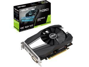 ASUS GeForce GTX 1660 Overclocked 6GB Phoenix Fan Edition HDMI DP DVI Graphics Card (PH-GTX1660-O6G) ASUS GeForce GTX 1660 Overclocked 6GB Phoenix Fan Edition HDMI DP DVI Graphics Card (PH-GTX1660-O6G)