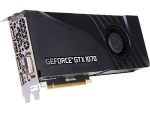 PNY GeForce GTX 1070 DirectX 12 VCGGTX10708PB 8GB 256-Bit GDDR5 PCI Express 3.0 x16 SLI Support Video Card PNY GeForce GTX 1070 DirectX 12 VCGGTX10708PB 8GB 256-Bit GDDR5 PCI Express 3.0 x16 SLI Support Video Card