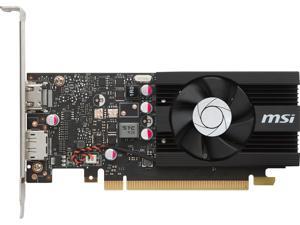 MSI GeForce GT 1030 DirectX 12 GT 1030 2G LP OC 2GB 64-Bit GDDR5 PCI Express 3.0 x16 (uses x4) HDCP Ready Low Profile Video Card MSI GeForce GT 1030 DirectX 12 GT 1030 2G LP OC 2GB 64-Bit GDDR5 PCI Express 3.0 x16 (uses x4) HDCP Ready Low Profile Video Card