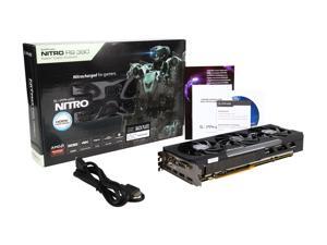 SAPPHIRE NITRO Radeon R9 390 DirectX 12 100382NTOC-2L 8GB 512-Bit GDDR5 PCI Express 3.0 x16 HDCP Ready Tri-X OC Version w/ backplate (UEFI) Video Card SAPPHIRE NITRO Radeon R9 390 DirectX 12 100382NTOC-2L 8GB 512-Bit GDDR5 PCI Express 3.0 x16 HDCP Ready Tri-X OC Version w/ backplate (UEFI) Video Card