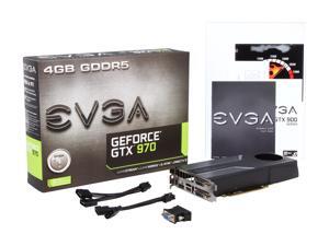 EVGA GeForce GTX 970 04G-P4-1970-KR 4GB 256-Bit GDDR5 PCI Express 3.0 G-SYNC Support Video Card EVGA GeForce GTX 970 04G-P4-1970-KR 4GB 256-Bit GDDR5 PCI Express 3.0 G-SYNC Support Video Card