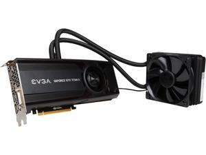 EVGA GeForce GTX TITAN X 12G-P4-1999-KR 12GB HYBRID GAMING, "All in One" No Hassle Water Cooling, Just Plug and Play Graphics Card EVGA GeForce GTX TITAN X 12G-P4-1999-KR 12GB HYBRID GAMING, "All in One" No Hassle Water Cooling, Just Plug and Play Graphics Card