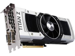 EVGA GeForce GTX TITAN Z DirectX 12 (feature level 11_0) 12G-P4-3990-RX 12GB 768-Bit GDDR5 PCI Express 3.0 SLI Support Video Card EVGA GeForce GTX TITAN Z DirectX 12 (feature level 11_0) 12G-P4-3990-RX 12GB 768-Bit GDDR5 PCI Express 3.0 SLI Support Video Card