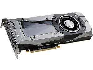 EVGA GeForce GTX 1080 Ti FE DirectX 12 11G-P4-6390-KR 11GB 352-Bit GDDR5X PCI Express 3.0 SLI Support FOUNDERS EDITION Video Card EVGA GeForce GTX 1080 Ti FE DirectX 12 11G-P4-6390-KR 11GB 352-Bit GDDR5X PCI Express 3.0 SLI Support FOUNDERS EDITION Video Card