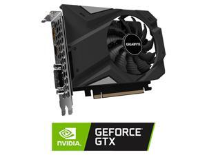 GIGABYTE GeForce GTX 1650 DirectX 12 GV-N1656OC-4GD 4GB 128-Bit GDDR6 PCI Express 3.0 x16 mini-ITX Video Card GIGABYTE GeForce GTX 1650 DirectX 12 GV-N1656OC-4GD 4GB 128-Bit GDDR6 PCI Express 3.0 x16 mini-ITX Video Card