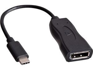 V7 V7UCDP-BLK-1N USB-C male to DisplayPort female Adapter Black V7 V7UCDP-BLK-1N USB-C male to DisplayPort female Adapter Black