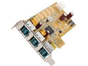 SUNIX 3-port 12V Powered USB PCI Express Low Profile Add-On Card Model PUB0300XL SUNIX 3-port 12V Powered USB PCI Express Low Profile Add-On Card Model PUB0300XL