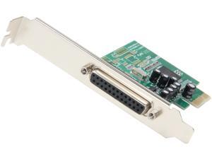 SYBA 1-port Parallel (Printer, LPT1, DB25) PCI-e Controller Card with DOS Driver Model SY-PEX10008 SYBA 1-port Parallel (Printer, LPT1, DB25) PCI-e Controller Card with DOS Driver Model SY-PEX10008