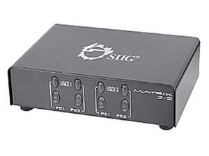 SIIG 2x2 VGA & Audio Matrix Switch CE-VG0K11-S1 SIIG 2x2 VGA & Audio Matrix Switch CE-VG0K11-S1
