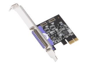 StarTech.com PEX1P 1 Port PCI Express Dual Profile Parallel Adapter Card - SPP/EPP/ECP - 2x DB25 IEEE 1284 PCIe Parallel Card StarTech.com PEX1P 1 Port PCI Express Dual Profile Parallel Adapter Card - SPP/EPP/ECP - 2x DB25 IEEE 1284 PCIe Parallel Card