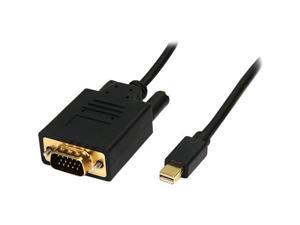 StarTech Model MDP2VGAMM6 6 ft Mini DisplayPort to VGA Cable StarTech Model MDP2VGAMM6 6 ft Mini DisplayPort to VGA Cable
