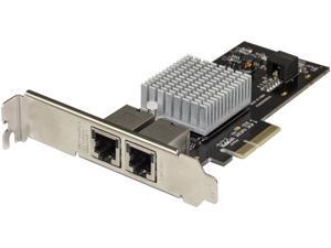 StarTech ST10GPEXNDPI Dual Port Network Card - PCIe 10G / NBASE-T - 5 Speed NIC Card - Intel X550 - 10 Gigabit Ethernet Card - PCIe Network Card StarTech ST10GPEXNDPI Dual Port Network Card - PCIe 10G / NBASE-T - 5 Speed NIC Card - Intel X550 - 10 Gigabit Ethernet Card - PCIe Network Card