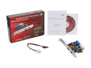 VANTEC 4-Port SuperSpeed USB 3.0 PCIe Host Card w/ Internal 20-Pin Connector Model UGT-PC345 VANTEC 4-Port SuperSpeed USB 3.0 PCIe Host Card w/ Internal 20-Pin Connector Model UGT-PC345