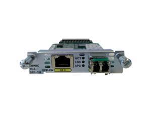Cisco EHWIC-1GE-SFP-CU Gigabit Ethernet Enhanced High-Speed WAN Interface Card Faceplate Cisco EHWIC-1GE-SFP-CU Gigabit Ethernet Enhanced High-Speed WAN Interface Card Faceplate