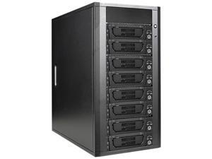 iStarUSA DAGE840T7-2MS Configured by Host Controller 8-bay SAS / SATA 6.0 Gb/s MiniSAS Hotswap JBOD Enclosure iStarUSA DAGE840T7-2MS Configured by Host Controller 8-bay SAS / SATA 6.0 Gb/s MiniSAS Hotswap JBOD Enclosure