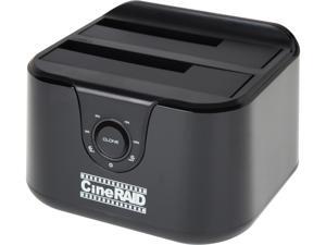 CineRAID CR-H238 USB-C / 3.1 Gen2 10 Gbps Dual-Bay Drive Dock and Standalone Hard Drive Duplicator CineRAID CR-H238 USB-C / 3.1 Gen2 10 Gbps Dual-Bay Drive Dock and Standalone Hard Drive Duplicator