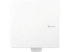 ANTOP AT-413 Flat-panel 360 Degree High Gain Outdoor/Indoor HDTV Antenna -55 Mile Long Range Omnidirectional Home/RV TV Antenna - 16ft Detachable Coaxial Cable - 4K Ultra Hi-Definition Ready ANTOP AT-413 Flat-panel 360 Degree High Gain Outdoor/Indoor HDTV Antenna -55 Mile Long Range Omnidirectional Home/RV TV Antenna - 16ft Detachable Coaxial Cable - 4K Ultra Hi-Definition Ready