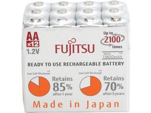 Fujitsu AA 2000 mAh 2100 Cycles Ni-MH Pre-Charged Rechargeable Batteries 12-Pack (Made in Japan) Fujitsu AA 2000 mAh 2100 Cycles Ni-MH Pre-Charged Rechargeable Batteries 12-Pack (Made in Japan)