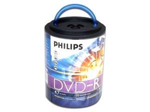 PHILIPS 4.7 GB 16X DVD-R Logo 100 Packs Spindle Disc with Handle Model DM4S6H00F/17 PHILIPS 4.7 GB 16X DVD-R Logo 100 Packs Spindle Disc with Handle Model DM4S6H00F/17