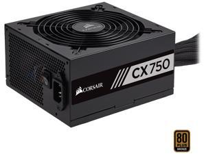 CORSAIR CX Series CX750 (New) CP-9020123-NA 750W ATX12V 80 PLUS BRONZE Certified Non-Modular Active PFC Power Supply CORSAIR CX Series CX750 (New) CP-9020123-NA 750W ATX12V 80 PLUS BRONZE Certified Non-Modular Active PFC Power Supply