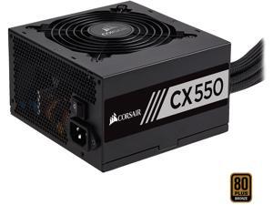 CORSAIR CX Series CX550 550W ATX12V / EPS12V 80 PLUS BRONZE Certified Active PFC Power Supply CORSAIR CX Series CX550 550W ATX12V / EPS12V 80 PLUS BRONZE Certified Active PFC Power Supply
