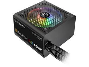 Thermaltake Smart BX1 RGB 650W Bronze SLI/ CrossFire Ready Continuous Power RGB LED ATX12V v2.3 / EPS v2.92 80 PLUS Bronze Certified 5 Year Warranty Non Modular Power Supply PS-SPR-0650NHFABU-1 Thermaltake Smart BX1 RGB 650W Bronze SLI/ CrossFire Ready Continuous Power RGB LED ATX12V v2.3 / EPS v2.92 80 PLUS Bronze Certified 5 Year Warranty Non Modular Power Supply PS-SPR-0650NHFABU-1