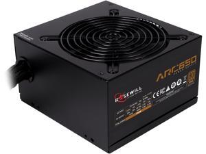 Rosewill ARC Series 650W Gaming Power Supply, 80 PLUS Bronze Certified, Single +12V Rail, Intel 4th Gen CPU Ready, SLI & CrossFire Ready - ARC-650 Rosewill ARC Series 650W Gaming Power Supply, 80 PLUS Bronze Certified, Single +12V Rail, Intel 4th Gen CPU Ready, SLI & CrossFire Ready - ARC-650