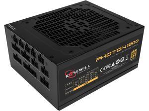 Rosewill PHOTON Series 1200W Full Modular Gaming Power Supply, 80 PLUS Gold Certified, Single +12V Rail, Intel 4th Gen CPU Ready, SLI & Crossfire Ready - Photon-1200 Rosewill PHOTON Series 1200W Full Modular Gaming Power Supply, 80 PLUS Gold Certified, Single +12V Rail, Intel 4th Gen CPU Ready, SLI & Crossfire Ready - Photon-1200