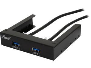 2-Port USB 3.0 Aluminum Front Panel 3.5" Drive Bay Hub with 20-Pin Connector from Rosewill 2-Port USB 3.0 Aluminum Front Panel 3.5" Drive Bay Hub with 20-Pin Connector from Rosewill