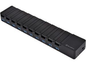 SilverStone UC04-PRO 60W 10 Port USB 3.1 Charging and Date Transfer Station SilverStone UC04-PRO 60W 10 Port USB 3.1 Charging and Date Transfer Station
