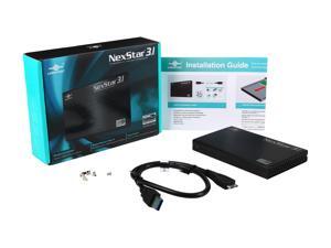 VANTEC NST-270A31-BK 2.5" Black Standard SATA Micro B 2.5” SATA 6 Gb/s to USB 3.1 Gen II Type-A SSD/HDD Enclosure VANTEC NST-270A31-BK 2.5" Black Standard SATA Micro B 2.5” SATA 6 Gb/s to USB 3.1 Gen II Type-A SSD/HDD Enclosure