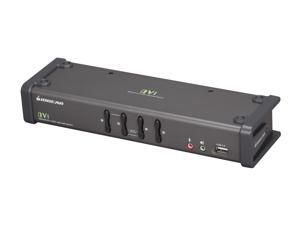 IOGEAR GCS1104 4-Port USB DVI KVMP Switch with Audio and Cables IOGEAR GCS1104 4-Port USB DVI KVMP Switch with Audio and Cables