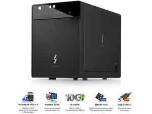 Mediasonic USB 3.1 4 Bay 3.5' SATA Hard Drive Enclosure - USB 3.1 Gen 2 10Gbps USB Type C (HF7-SU31C) Mediasonic USB 3.1 4 Bay 3.5' SATA Hard Drive Enclosure - USB 3.1 Gen 2 10Gbps USB Type C (HF7-SU31C)