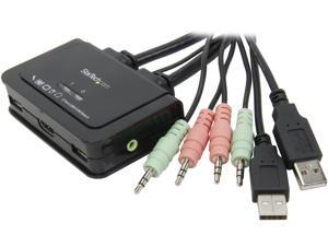 StarTech SV211HDUA KVM Switch with Audio and Remote Switch – USB Powered StarTech SV211HDUA KVM Switch with Audio and Remote Switch – USB Powered