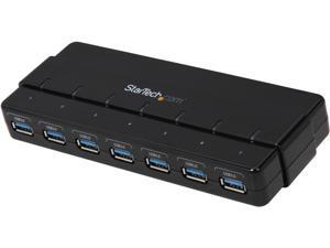 StarTech.com ST7300USB3B 7 Port USB 3.0 Hub - 7 x SuperSpeed USB 3.0 - with Power Adapter - USB 3 Hub - USB Splitter - Powered USB 3.0 Hub - USB Extender StarTech.com ST7300USB3B 7 Port USB 3.0 Hub - 7 x SuperSpeed USB 3.0 - with Power Adapter - USB 3 Hub - USB Splitter - Powered USB 3.0 Hub - USB Extender