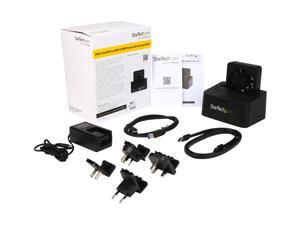 StarTech SDOCKU33EF Black External docking station for 2.5in or 3.5in SATA III 6Gbps hard drives - eSATA or USB 3.0 with UASP StarTech SDOCKU33EF Black External docking station for 2.5in or 3.5in SATA III 6Gbps hard drives - eSATA or USB 3.0 with UASP