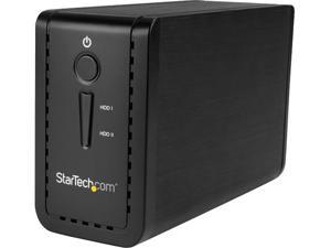 StarTech S352BU313R 3.5" External Dual Hard Drive Enclosure - Raid - USB-C and USB-A - SATA 6Gbps - 2 Bay USB 3.1 SSD HDD Enclosure StarTech S352BU313R 3.5" External Dual Hard Drive Enclosure - Raid - USB-C and USB-A - SATA 6Gbps - 2 Bay USB 3.1 SSD HDD Enclosure