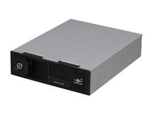Vantec EZ Swap 4 3.5" Aluminum Removable Trayless SATA Hard Drive Rack With LCD and Fan - Model MRK-401ST-BK Vantec EZ Swap 4 3.5" Aluminum Removable Trayless SATA Hard Drive Rack With LCD and Fan - Model MRK-401ST-BK