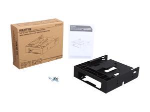 ICY DOCK Dual 2.5 SSD 1 x 3.5 HDD Device Bay to 5.25 Drive Bay Converter / Mount / Kit / Adapter - FLEX-FIT Trio MB343SP ICY DOCK Dual 2.5 SSD 1 x 3.5 HDD Device Bay to 5.25 Drive Bay Converter / Mount / Kit / Adapter - FLEX-FIT Trio MB343SP