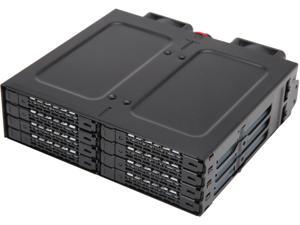 ICY DOCK ToughArmor MB998IP-B Rugged Full Metal 8 Bay 2.5" SAS/SATA SSD&HDD (7mm) Backplane Cage for External 5.25" Bay ICY DOCK ToughArmor MB998IP-B Rugged Full Metal 8 Bay 2.5" SAS/SATA SSD&HDD (7mm) Backplane Cage for External 5.25" Bay