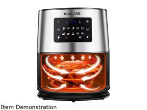 BOSCARE Air Fryer, 6.3 Quart 1700W Digital Air Fryer Oven Oilless Cooker, Healthy Cook for Air Frying, Roasting, Reheating, Quart Nonstick BOSCARE Air Fryer, 6.3 Quart 1700W Digital Air Fryer Oven Oilless Cooker, Healthy Cook for Air Frying, Roasting, Reheating, Quart Nonstick