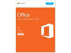 Microsoft Office Home and Business 2016 Product Key Card - 1 PC Microsoft Office Home and Business 2016 Product Key Card - 1 PC
