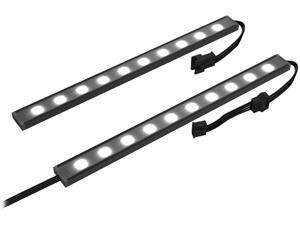 NZXT HUE 2 Underglow Accessory - Two 200mm RGB LED Strips - CAM-Powered - Immersive Desktop Lighting System NZXT HUE 2 Underglow Accessory - Two 200mm RGB LED Strips - CAM-Powered - Immersive Desktop Lighting System