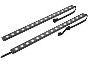 NZXT HUE 2 Underglow Accessory - Two 300mm RGB LED Strips - CAM-Powered - Immersive Desktop Lighting System NZXT HUE 2 Underglow Accessory - Two 300mm RGB LED Strips - CAM-Powered - Immersive Desktop Lighting System